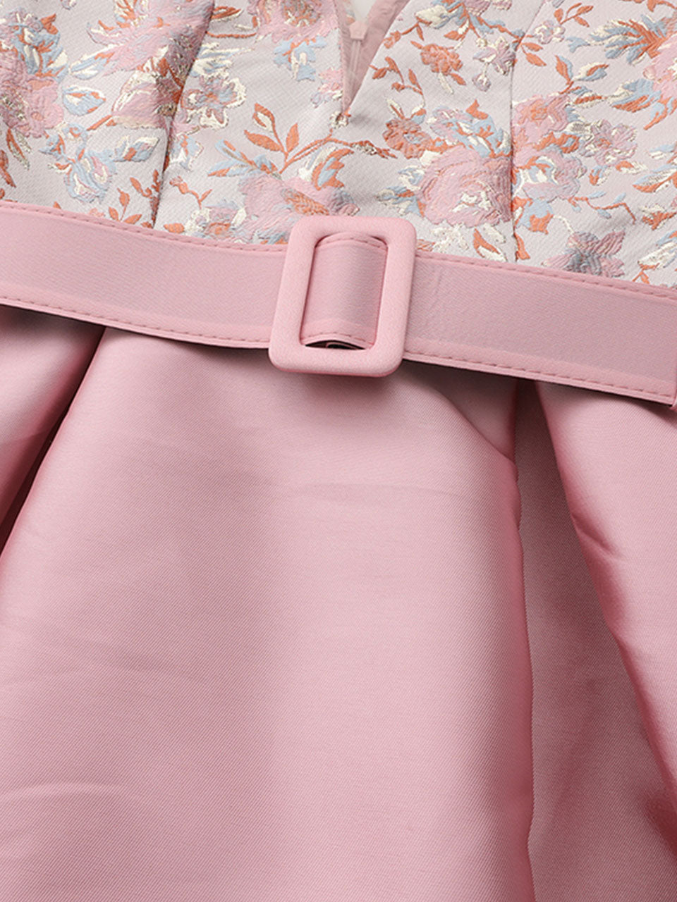 Mrs. Maisel Style Pink V-Neck Satin 1950s Vintage Gown