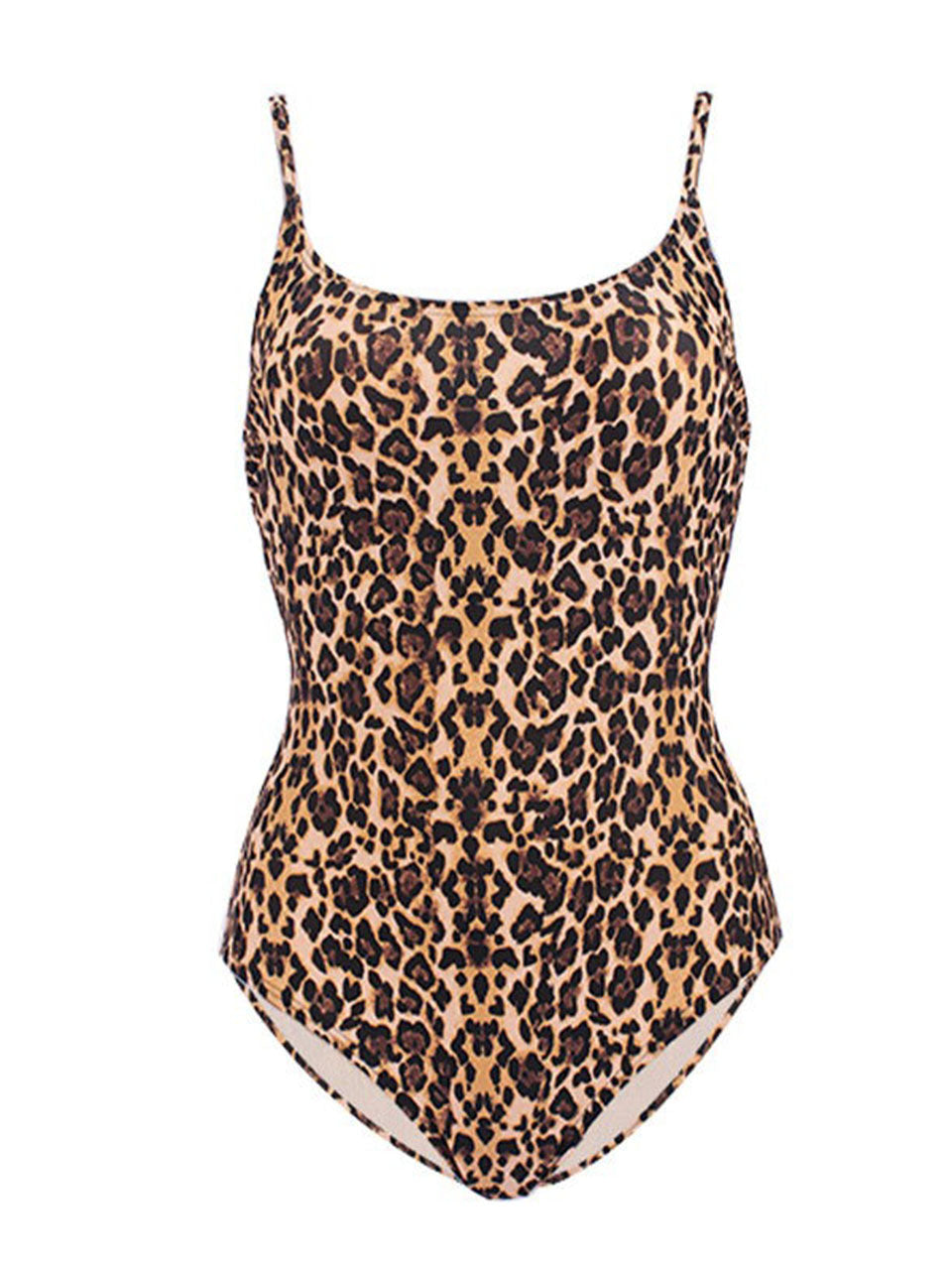 Classic Leopard Print One Piece Swimsuit