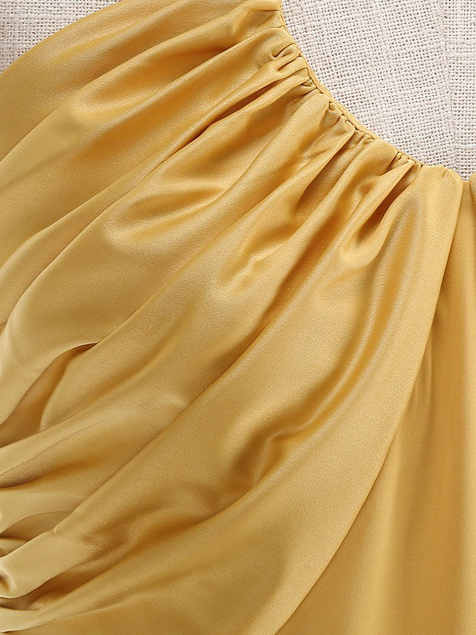 White Halter Neck Vintage Dress