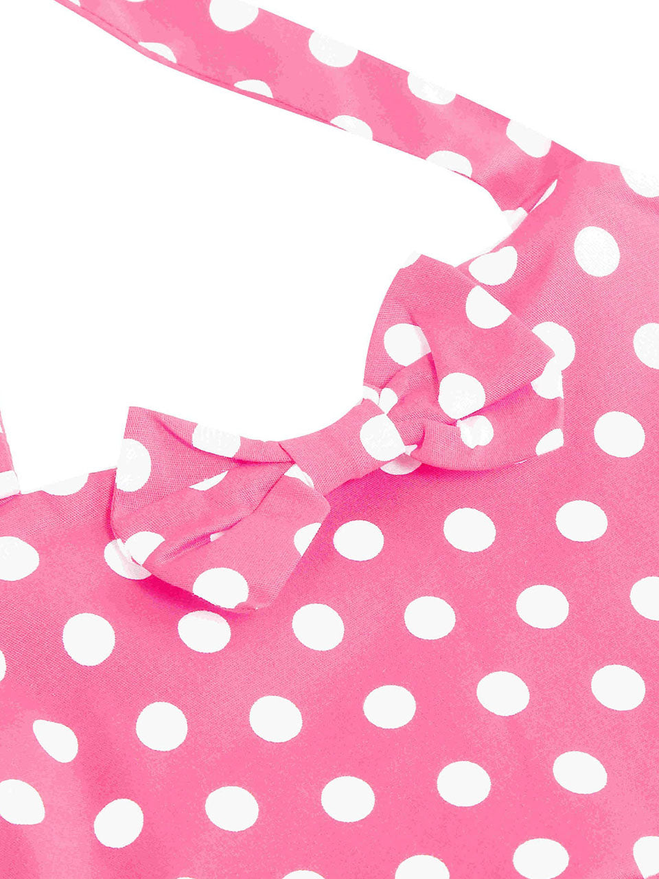 Kids Little Girls' Dress Bow Halter Polka Dots Sleeveless Cotton 1950S Vintage Dress