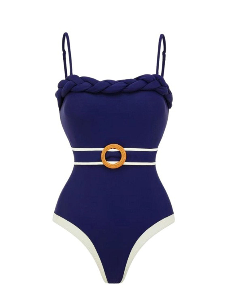 Navy Nautical One Piece Swimsuit