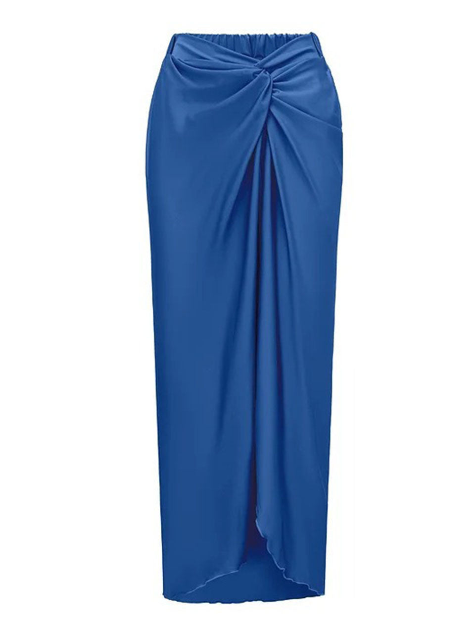Royal Blue One Shoulder Beaded Feather One Piece Monokini
