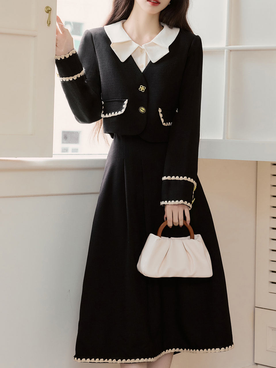 2PS Black Dress