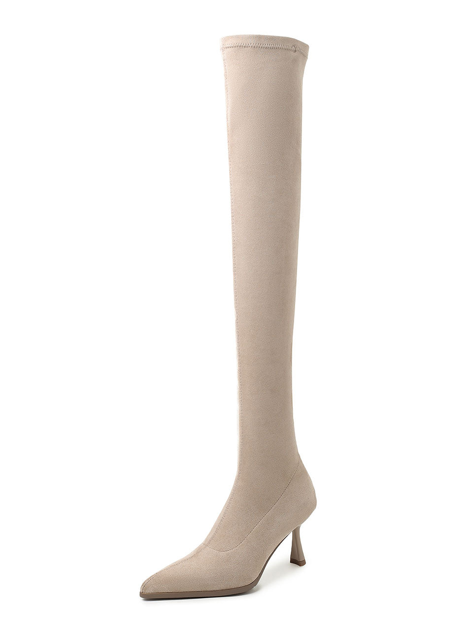 Stiletto Heel Long Boots Suede Over-The-Knee Boots
