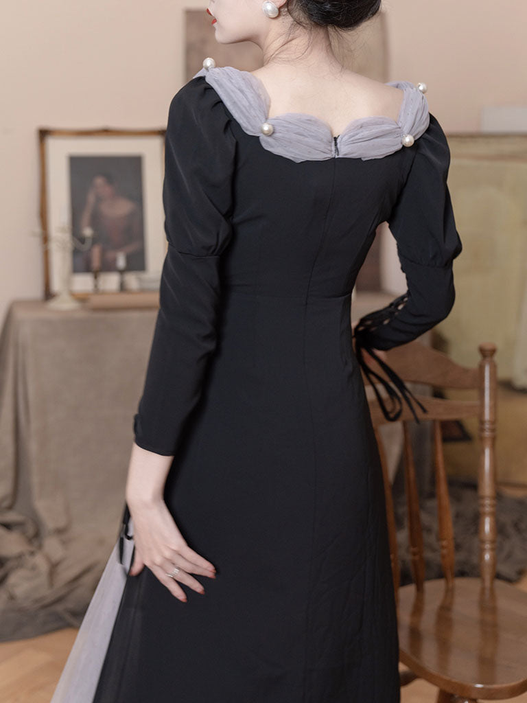 Black Empire Style Long Sleeve
