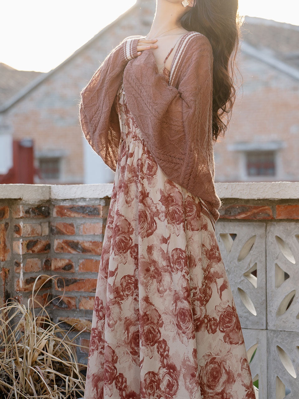 2PS Coffee Knitted Cardigan