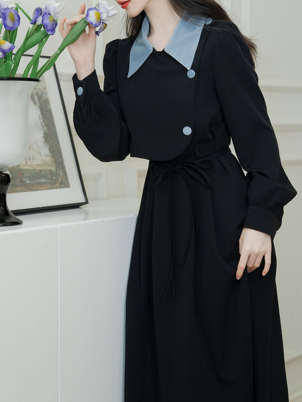 Black 1950S Windbreaker Dress