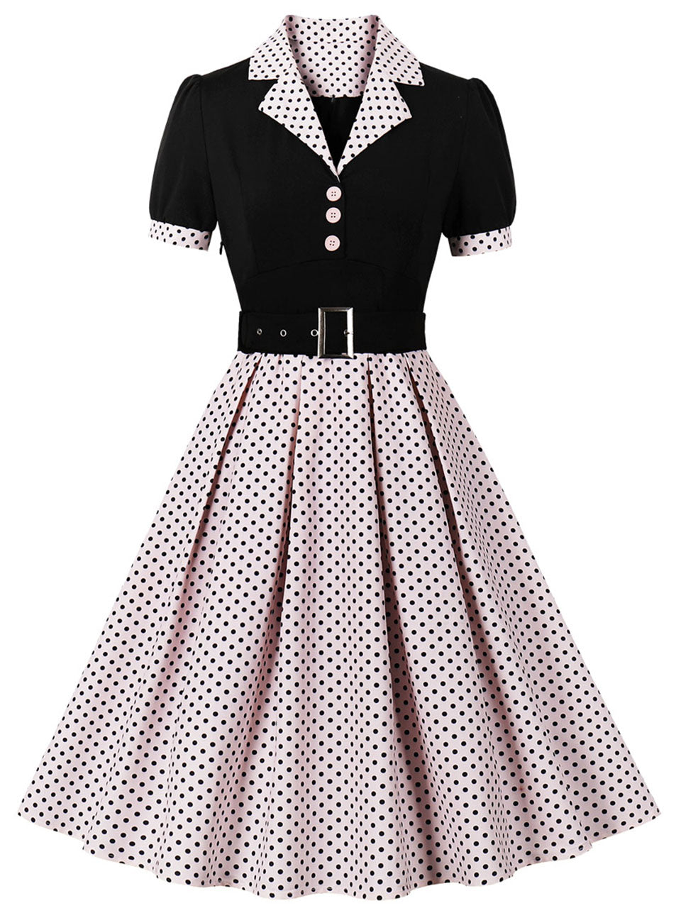Green Polka Dots 1950S Vintage Swing Dress