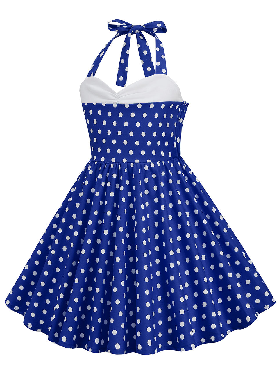 Kids Little Girls' Dress Halter Polka Dot Cotton 1950S Vintage Dress