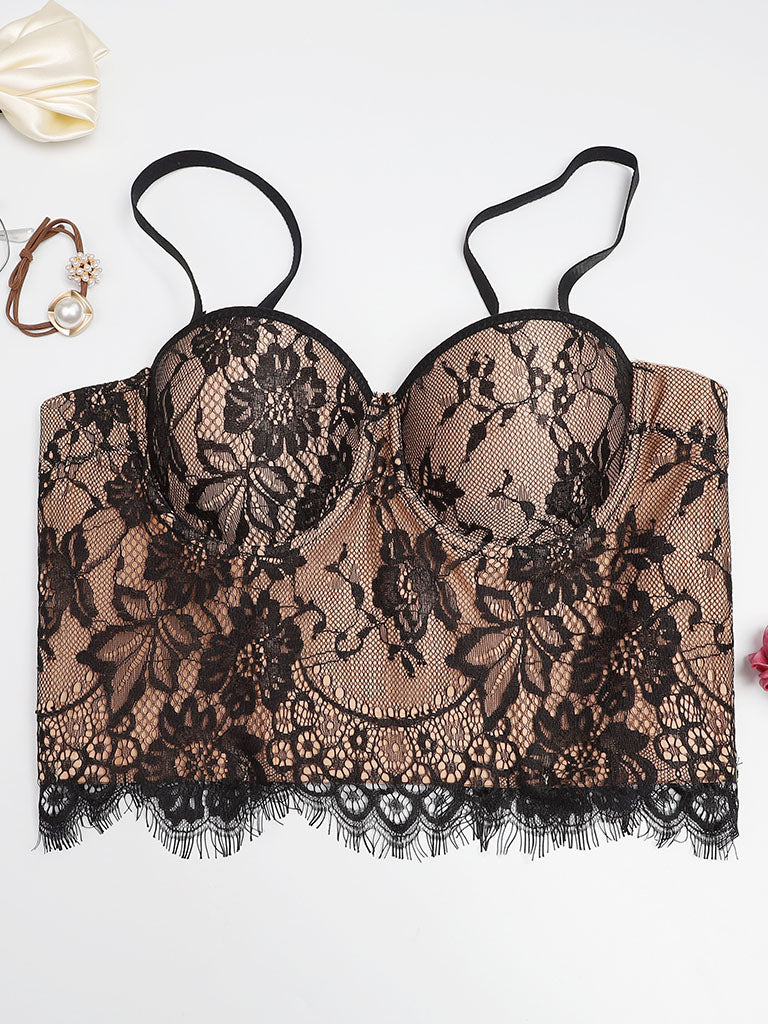 Lace Corset Camisole Top