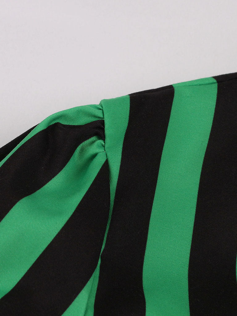 Green and Black Stripe