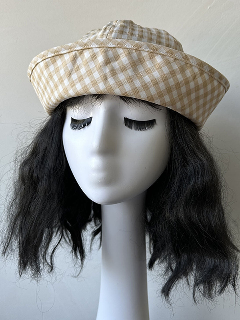 Sailor Hat Sweet Plaid Hat
