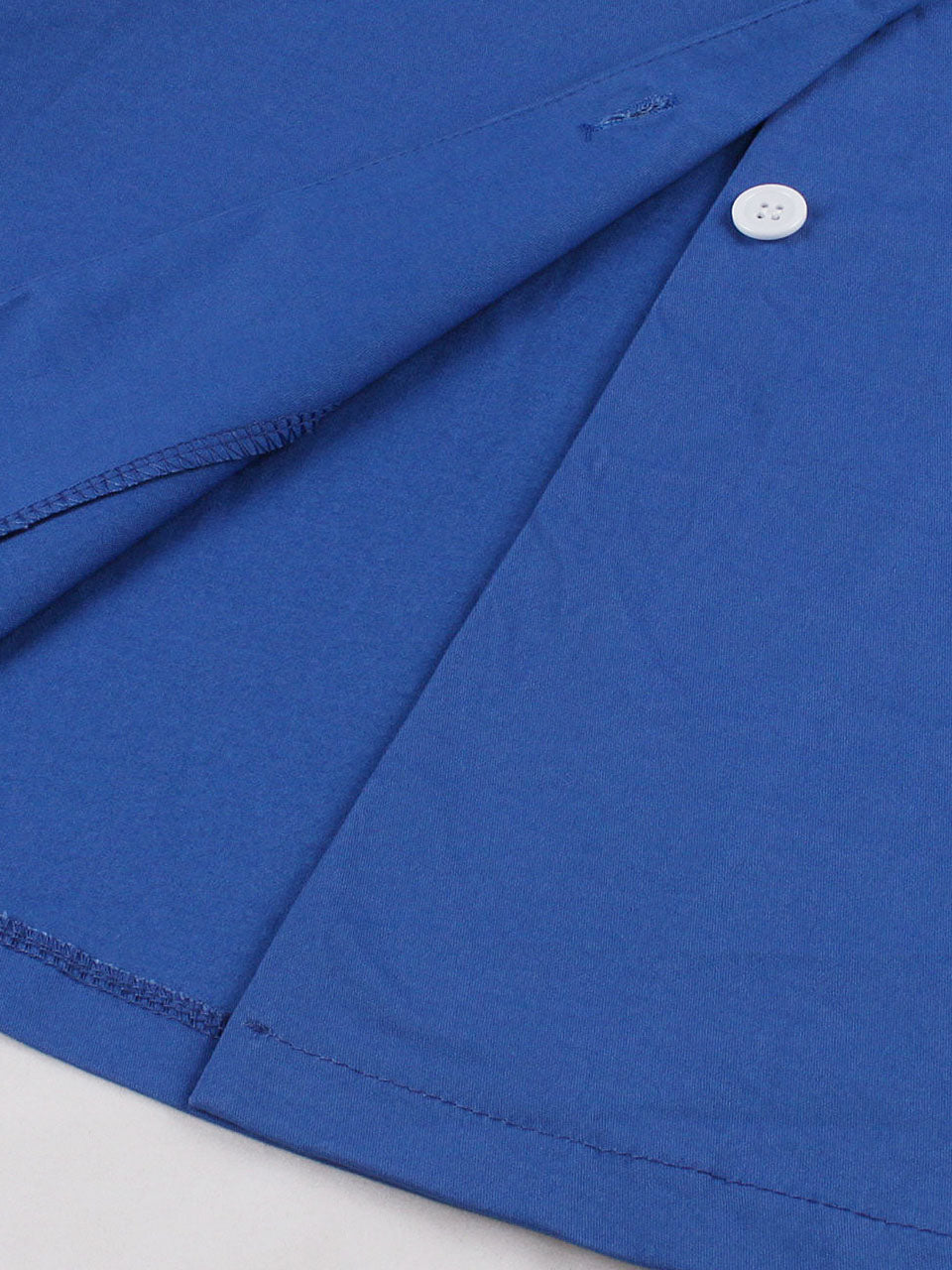 Blue V Neck 1950s Swing Dress