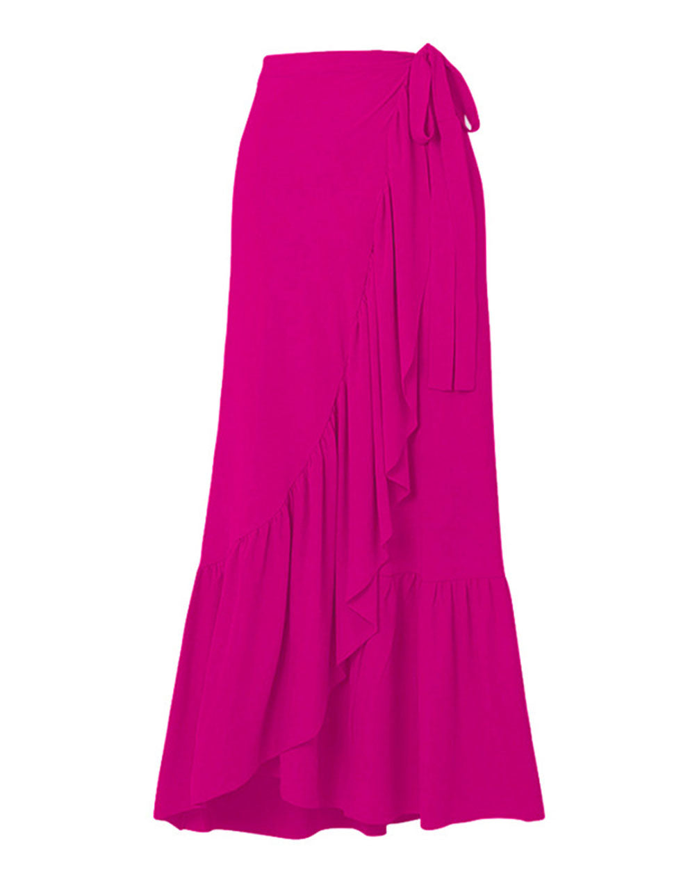 Red Ruffles Rose One Piece