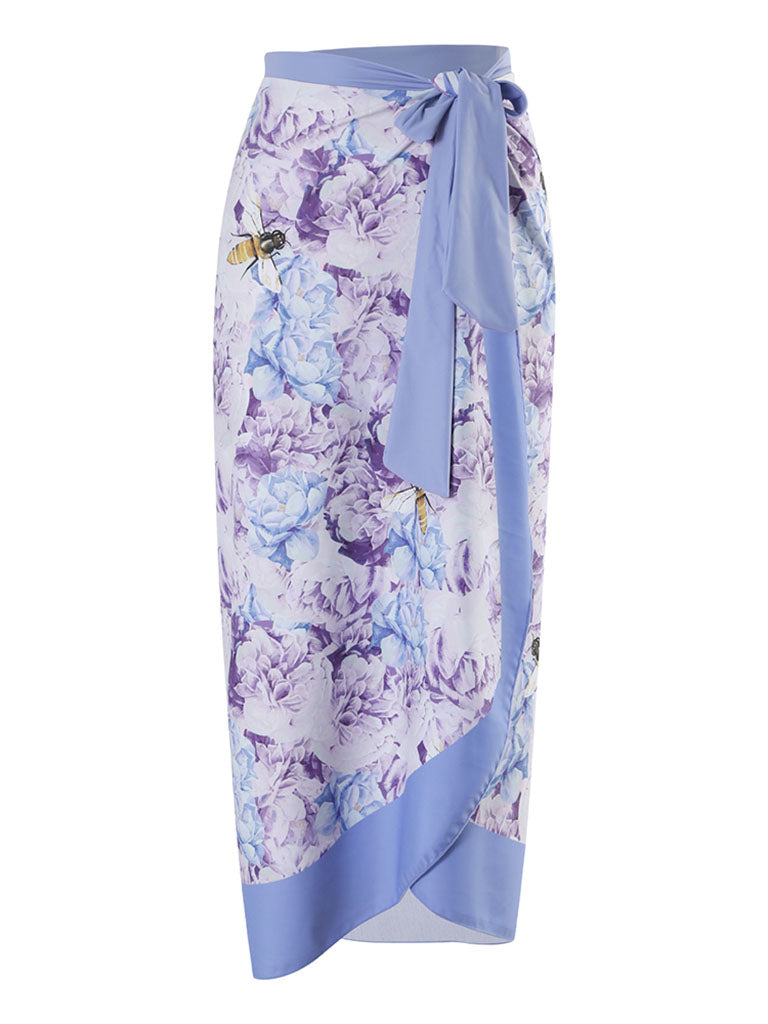 Floral Print Flower Strap One Piece