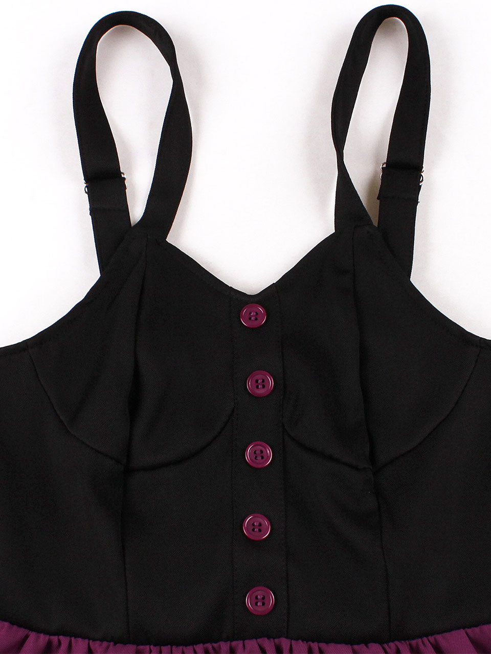 Playful Kitten Vintage Purple Sleeveless Dress