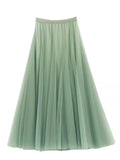 10-Meter Flowy Ankle-Length Circle Skirt