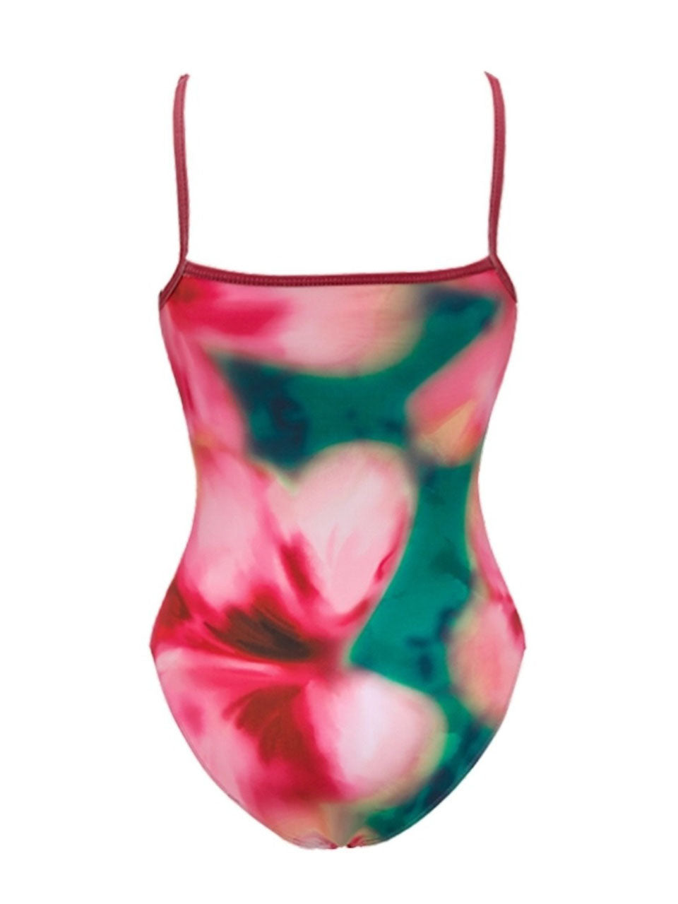 Floral Watercolor One Piece Swimsuit