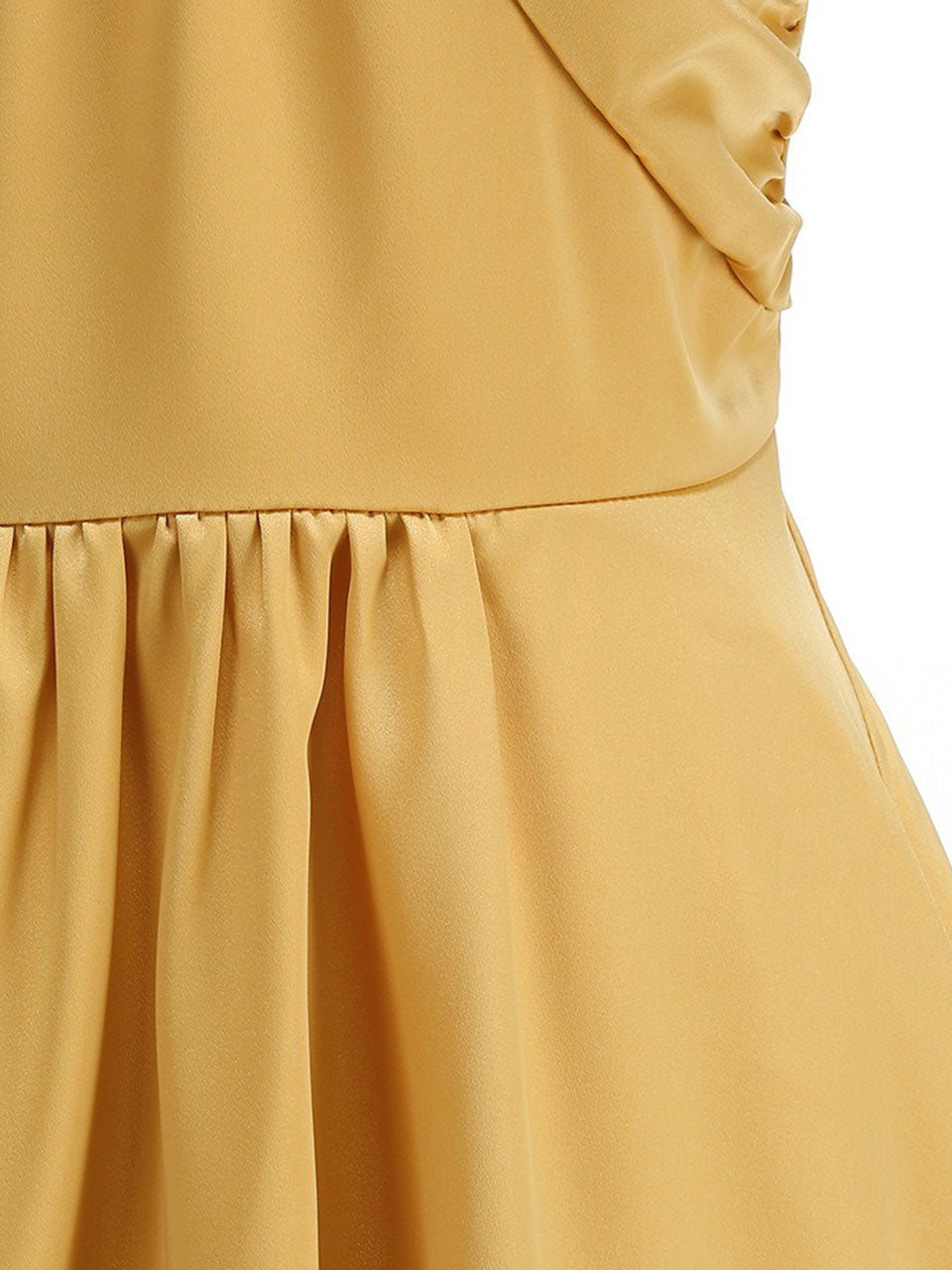 White Halter Neck Vintage Dress