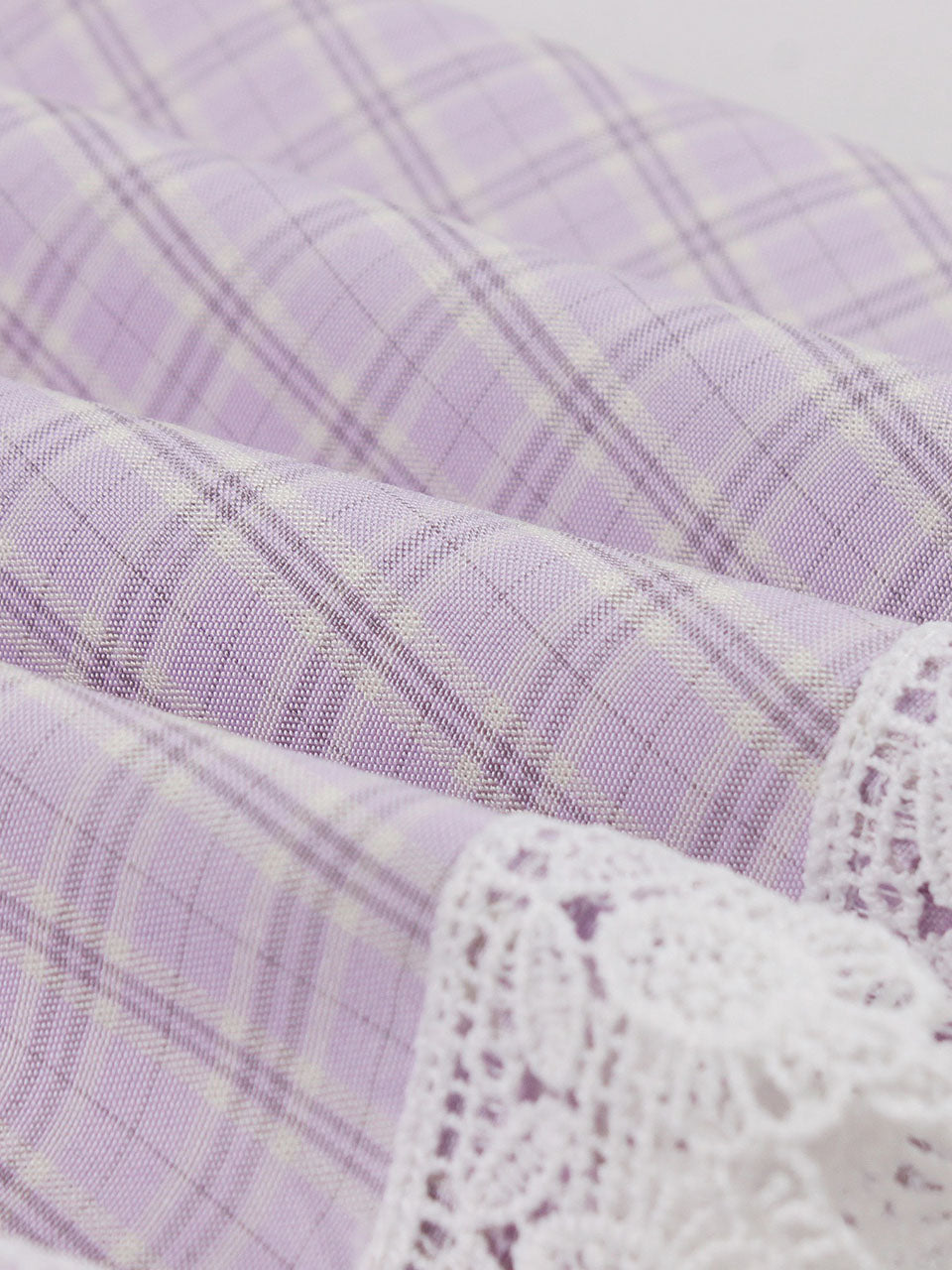 1950s Purple Plaid Vintage Halter Swing Dress