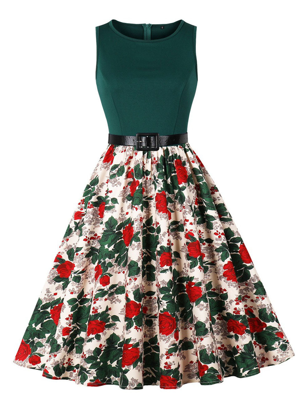 Van Gogh Inspired Sunflower Vintage Swing Dress