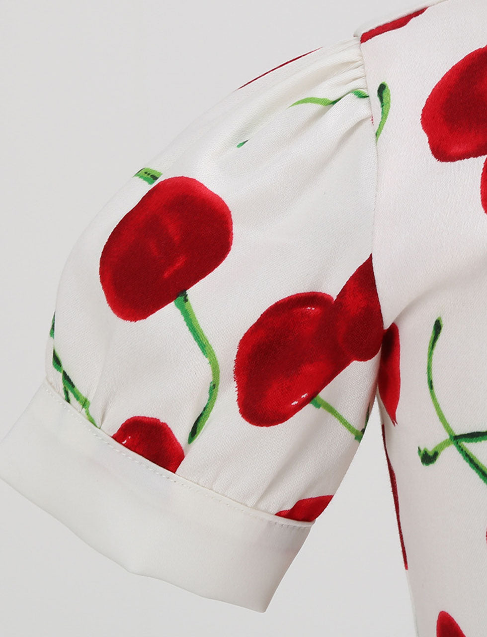 Kids Little Girls' Dress Cherry Peter Pan Collar 1950S Dress