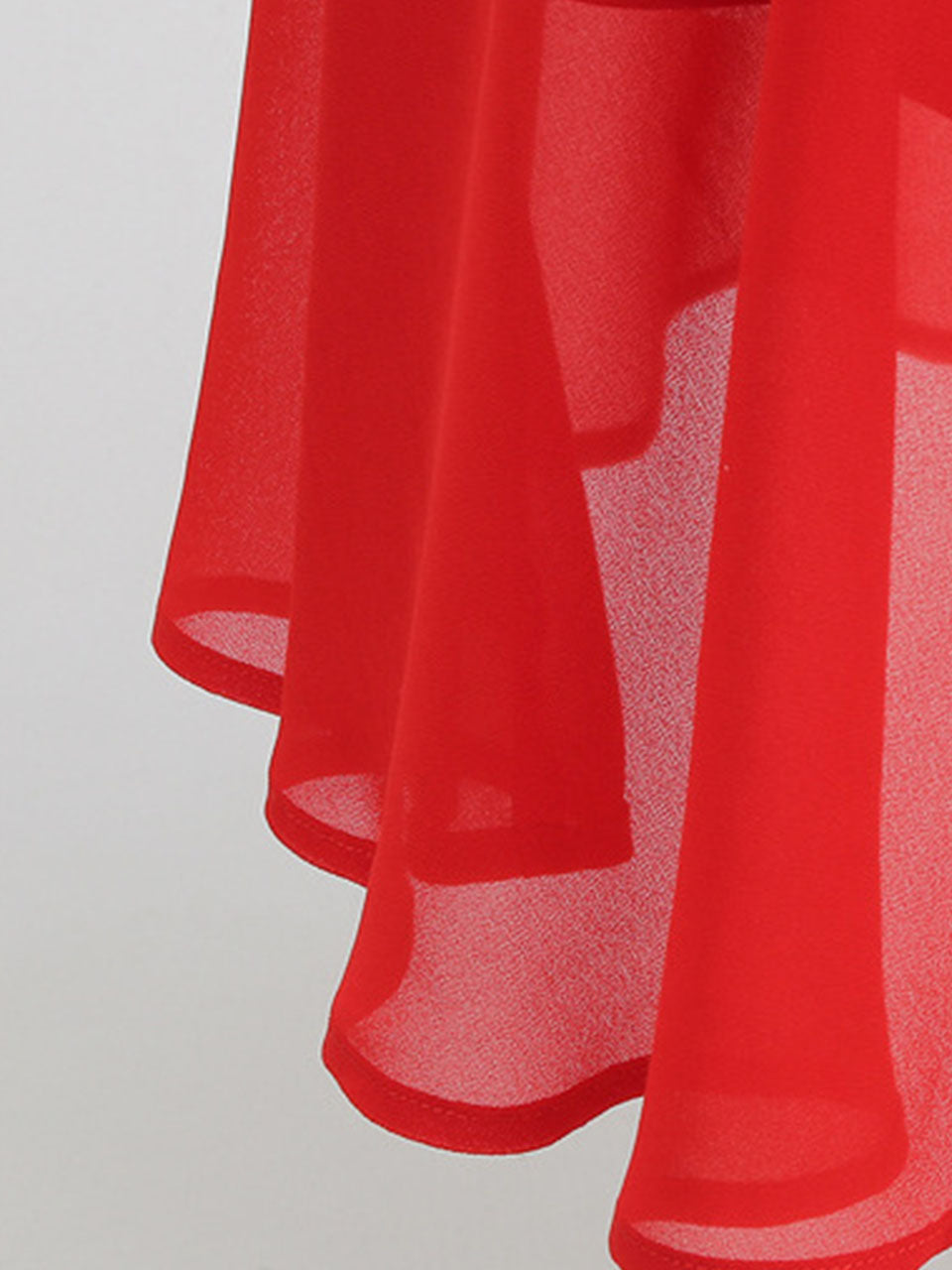 Red Halter Backless 1950S Vintage Swing Dress