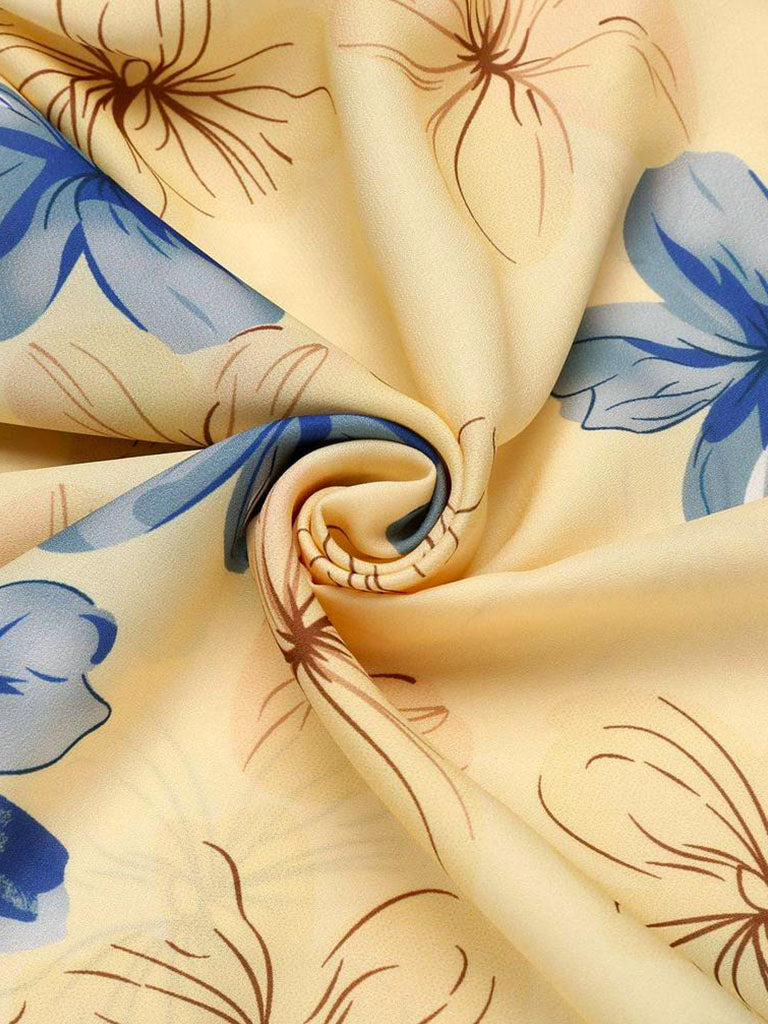 The Marvelous Mrs.Maisel Same Style Yellow Floral Swing 50S Dress