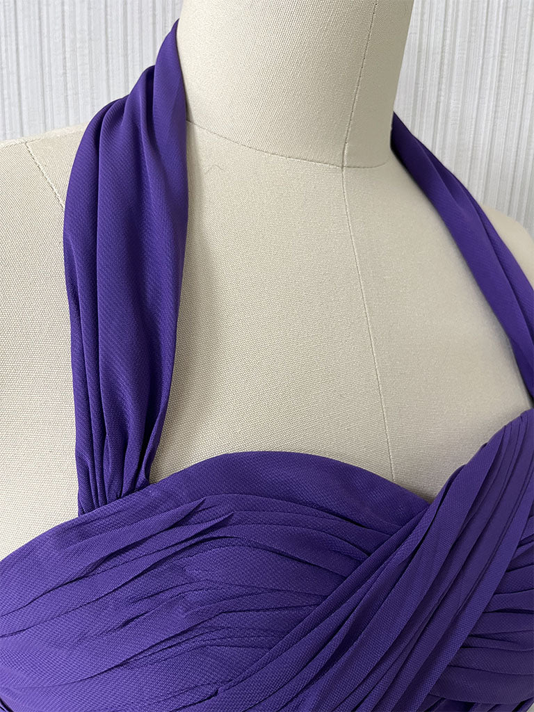 Purple Halter Taylor Swift Same Style 1950S Vintage Dress