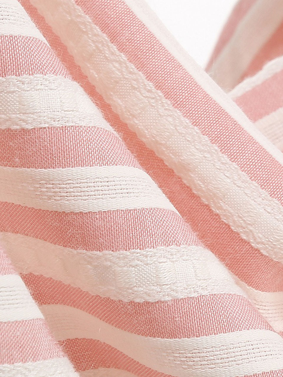 Pink Vertical Stripe Sailor Collar Vintage Dress