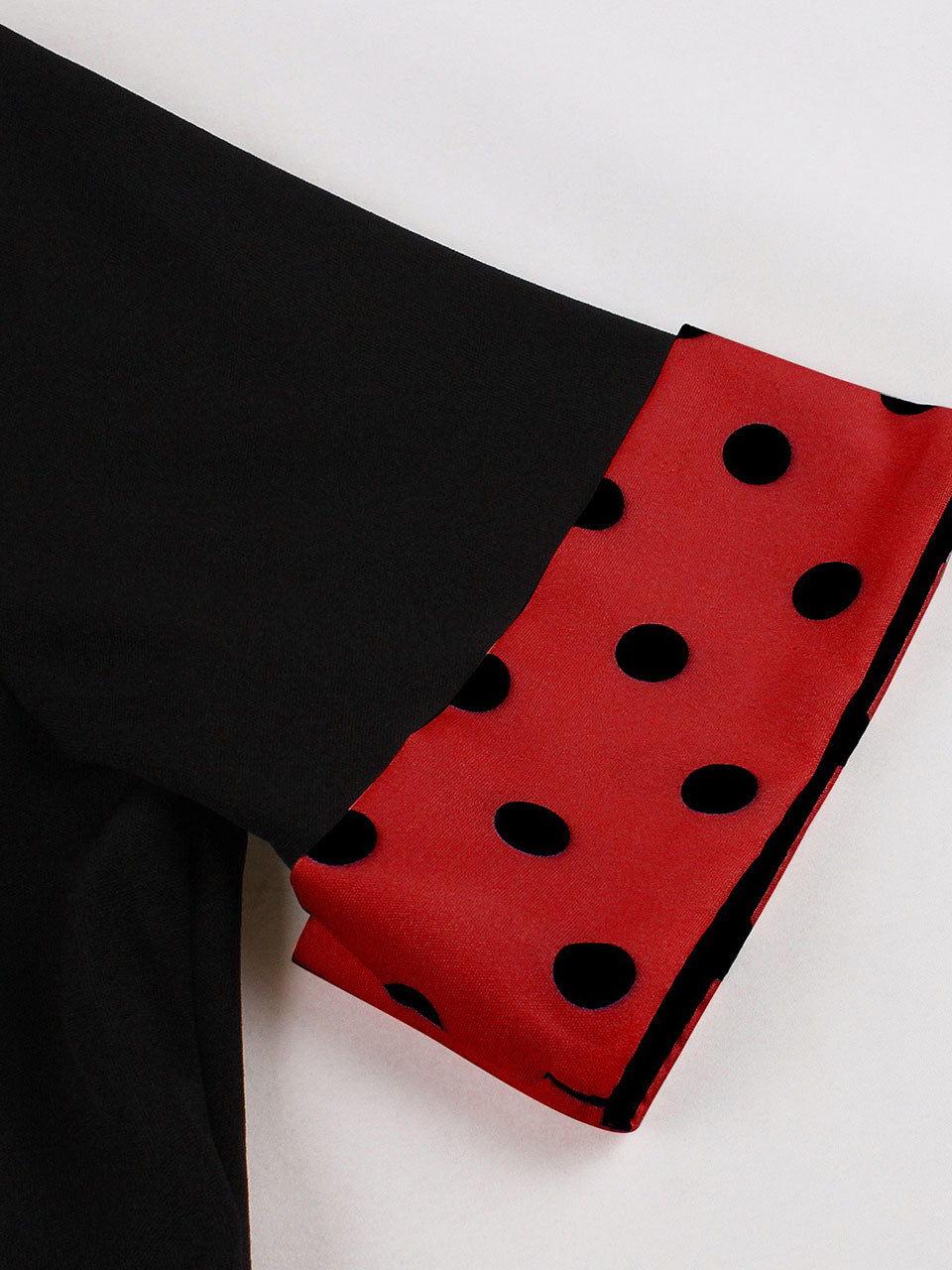 Ladybug Inspired Red and Black Polka Dot Shirt Dress