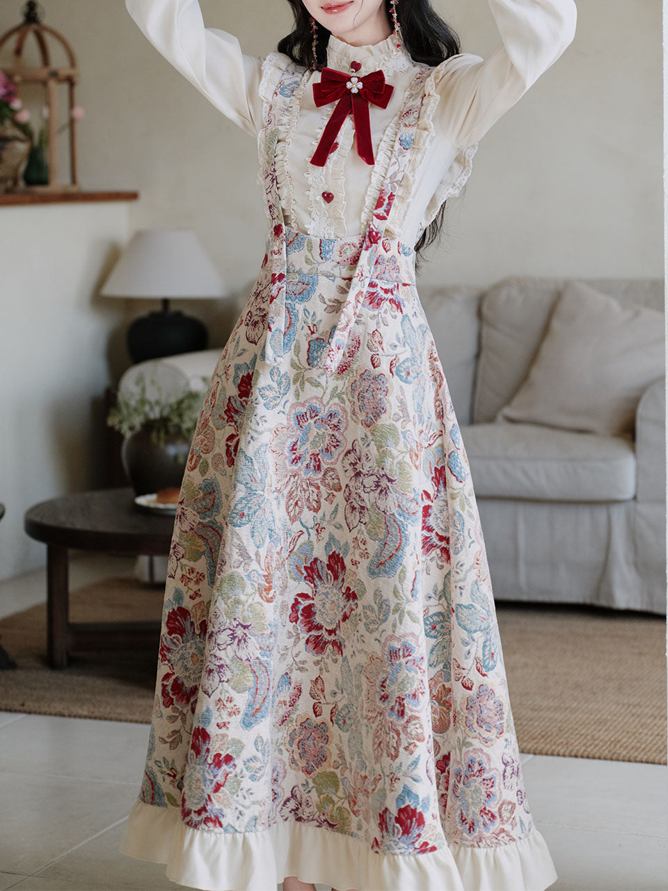 2PS Victorian White Blouse