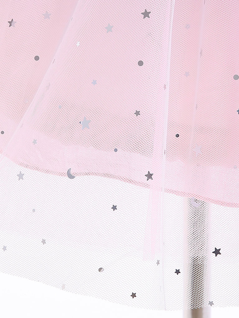 Kids Little Girls' Dress Princess Star Birthday Christening Dress