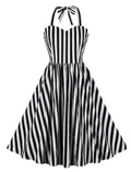 Beetlejuice Costume Halter Dress