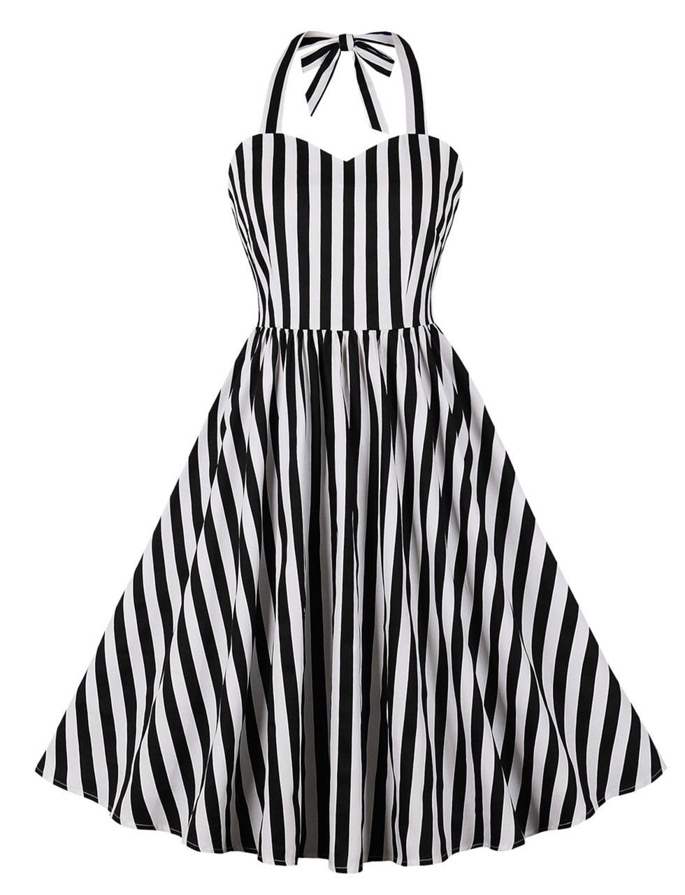 Beetlejuice Costume Halter Dress