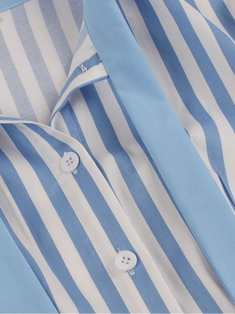 Blue And White Stripe