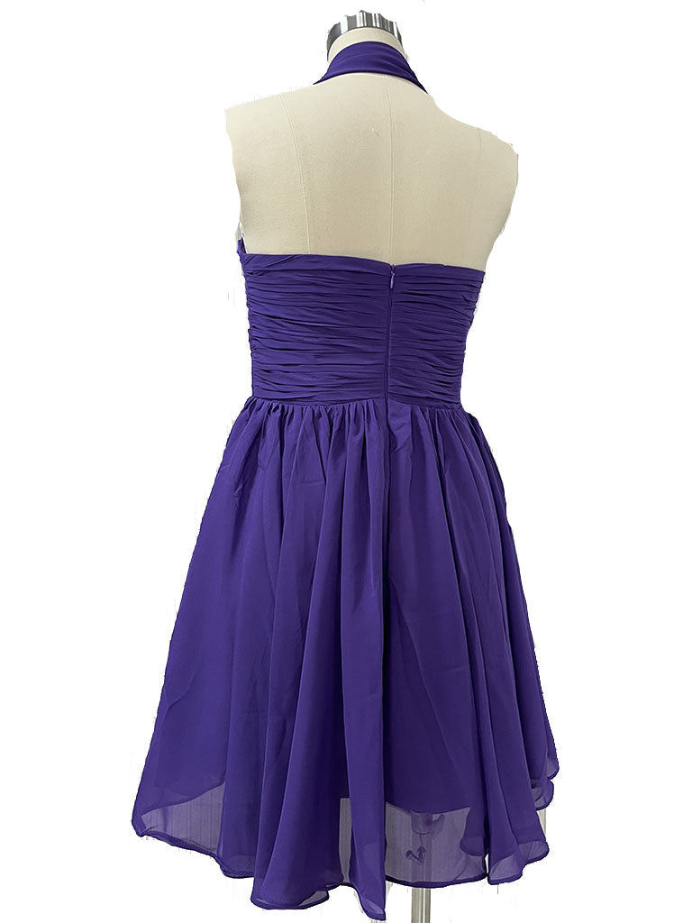 Purple Halter Taylor Swift Same Style 1950S Vintage Dress