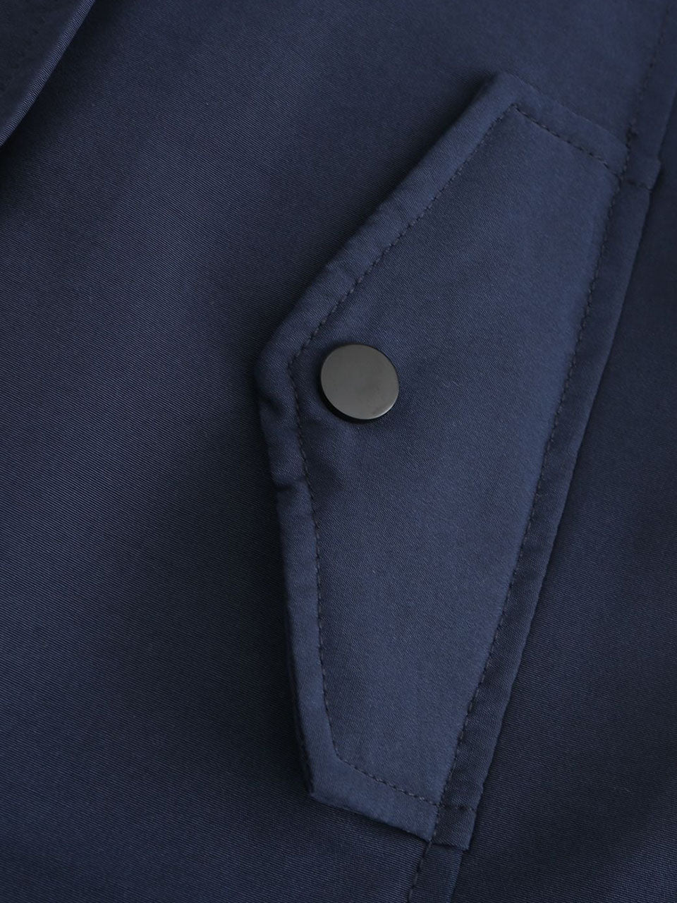 Navy Blue Fleece Lined Hooded Parka Jacket and Warm Winter Coat Heavyweight Windbreaker