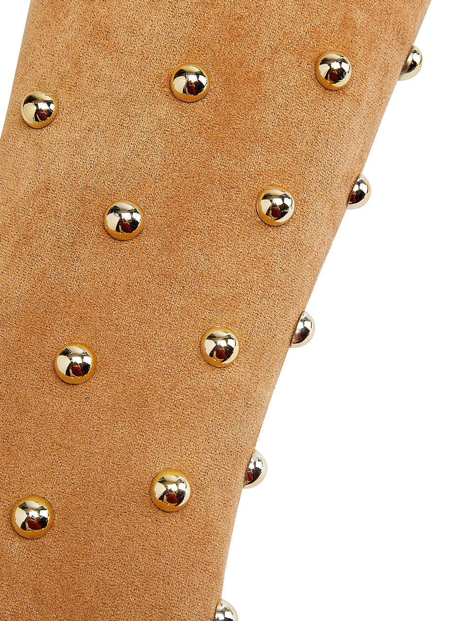 Yellow High Heel Pointed Toes Luxury Rivet Boots Shoes