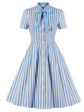 Blue And White Stripe