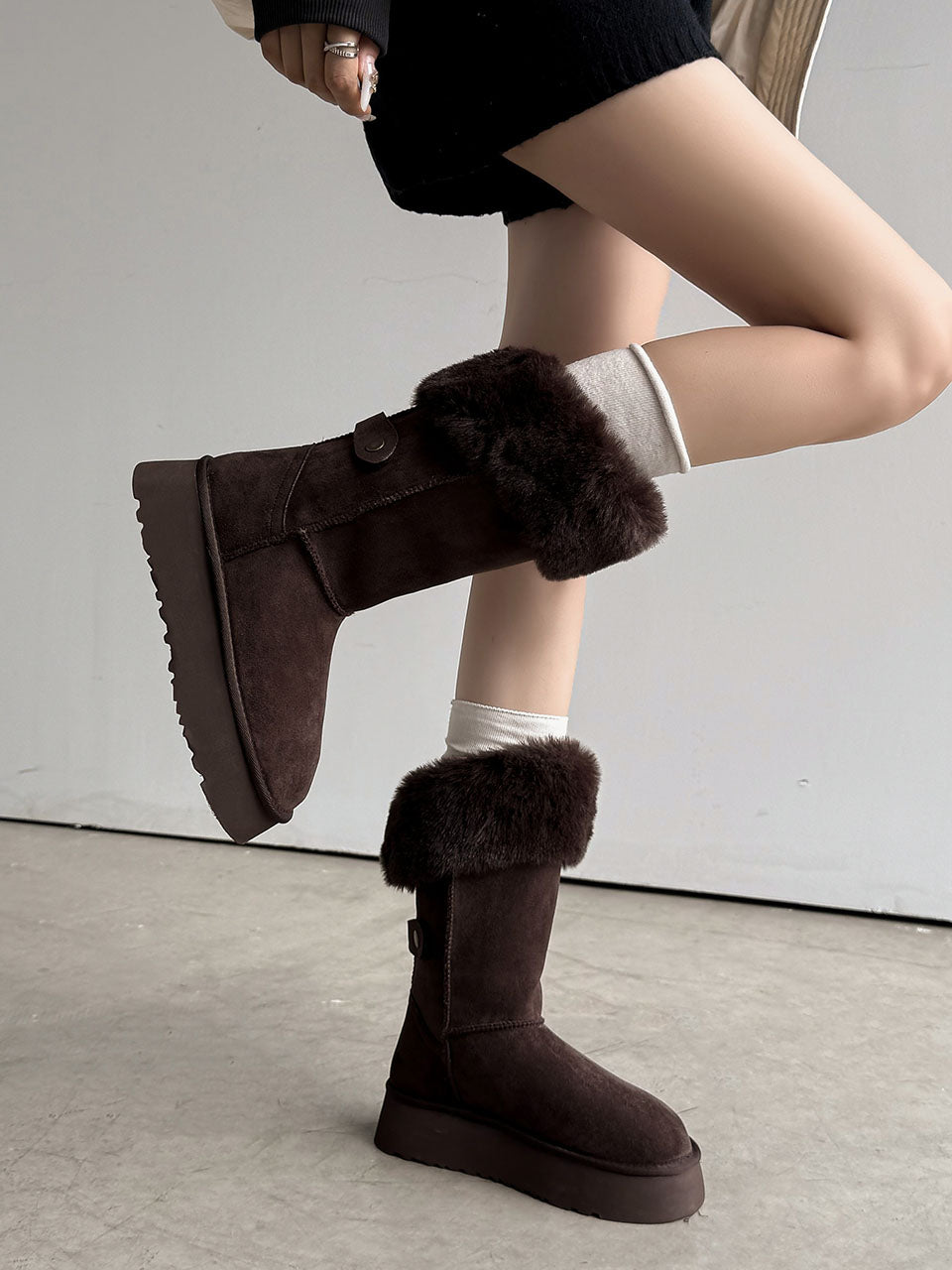 Extra-Warm Platform Winter Boots