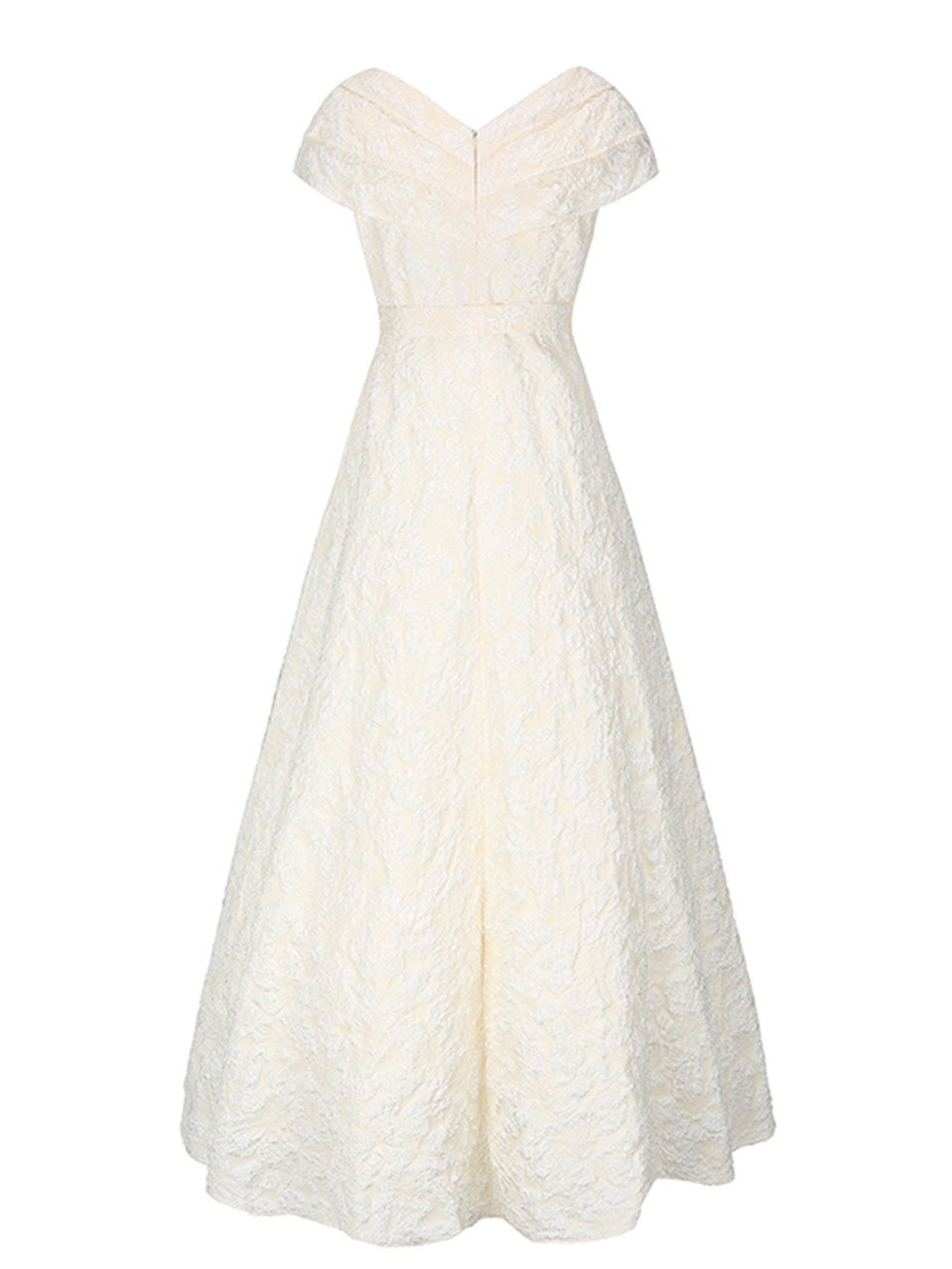 Lavender 3D Rose Vintage Pleated V-Neck Swing Dress
