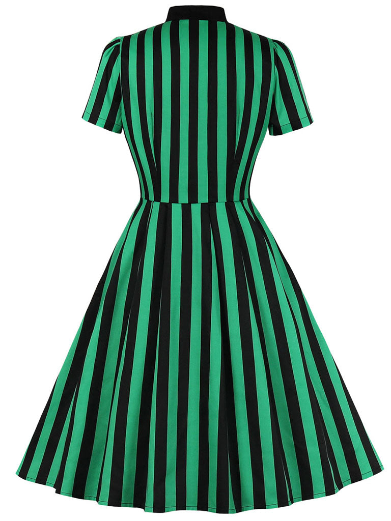 Green and Black Stripe