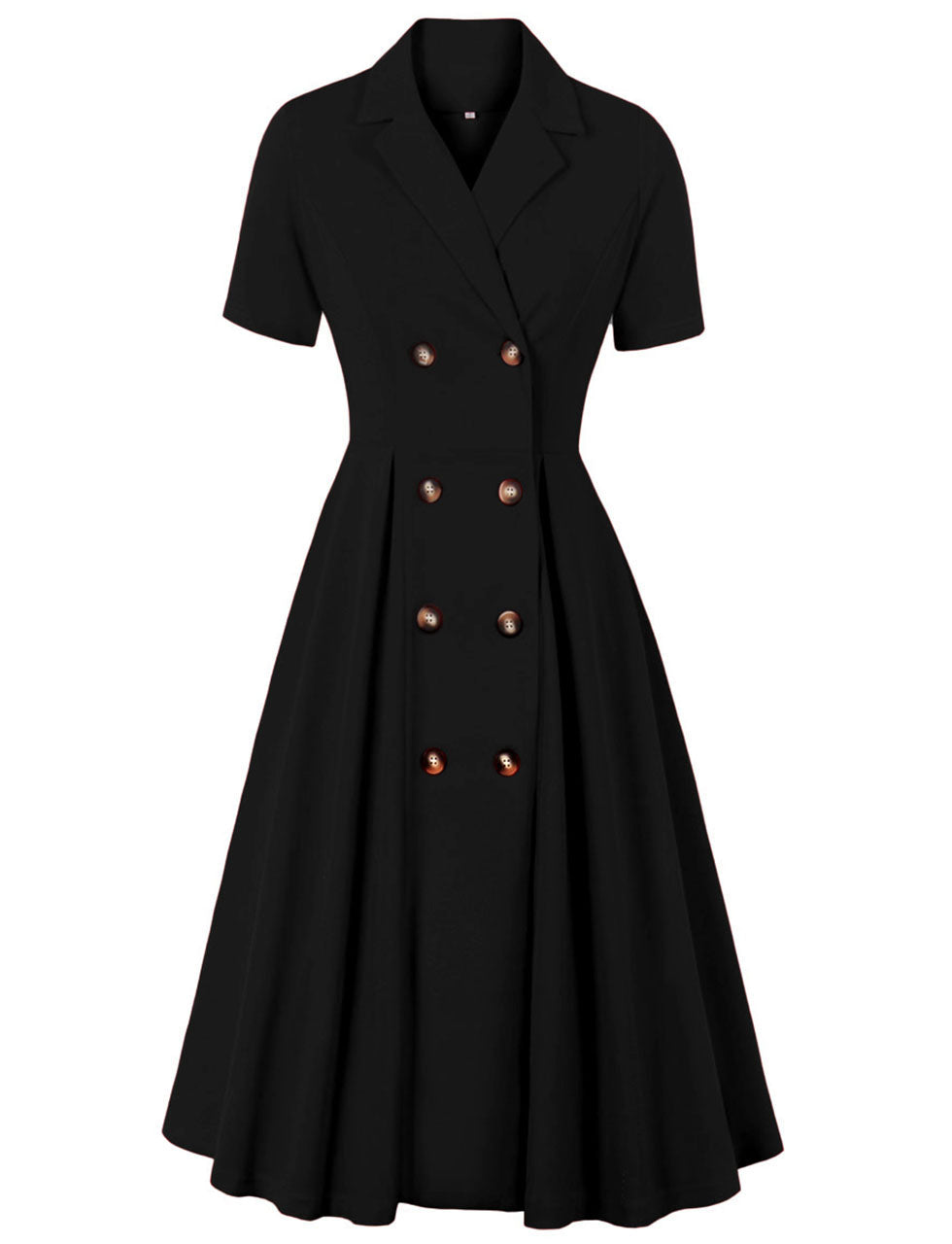 Red V Neck 1950S Vintage Swing Dress