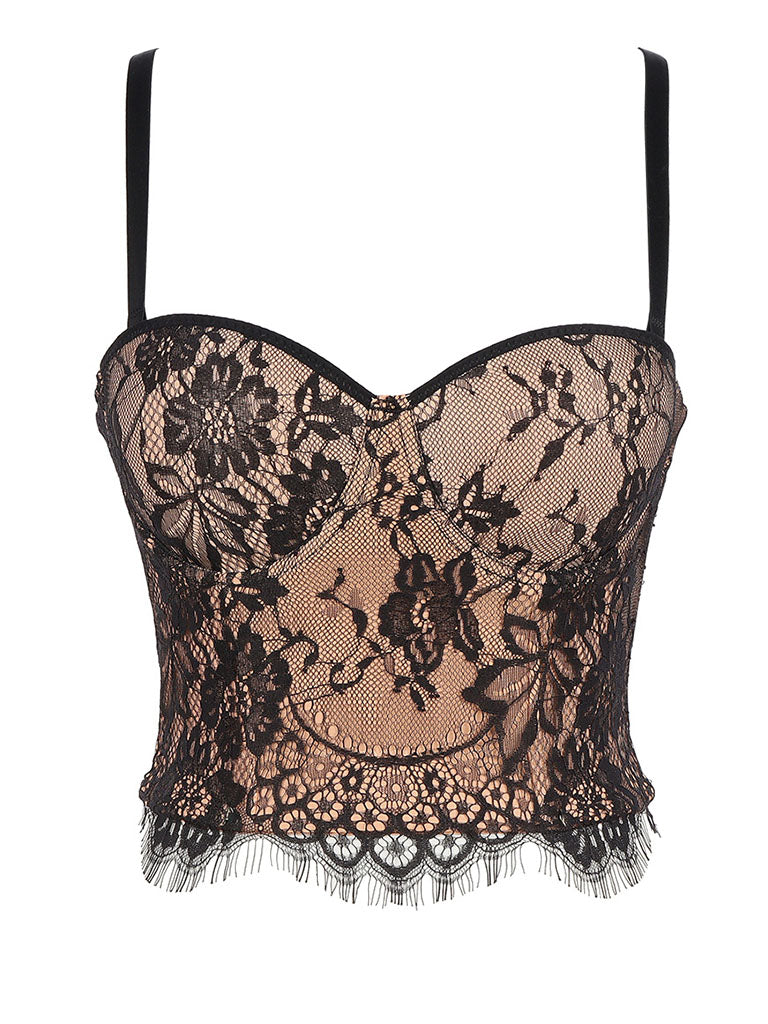 Lace Corset Camisole Top