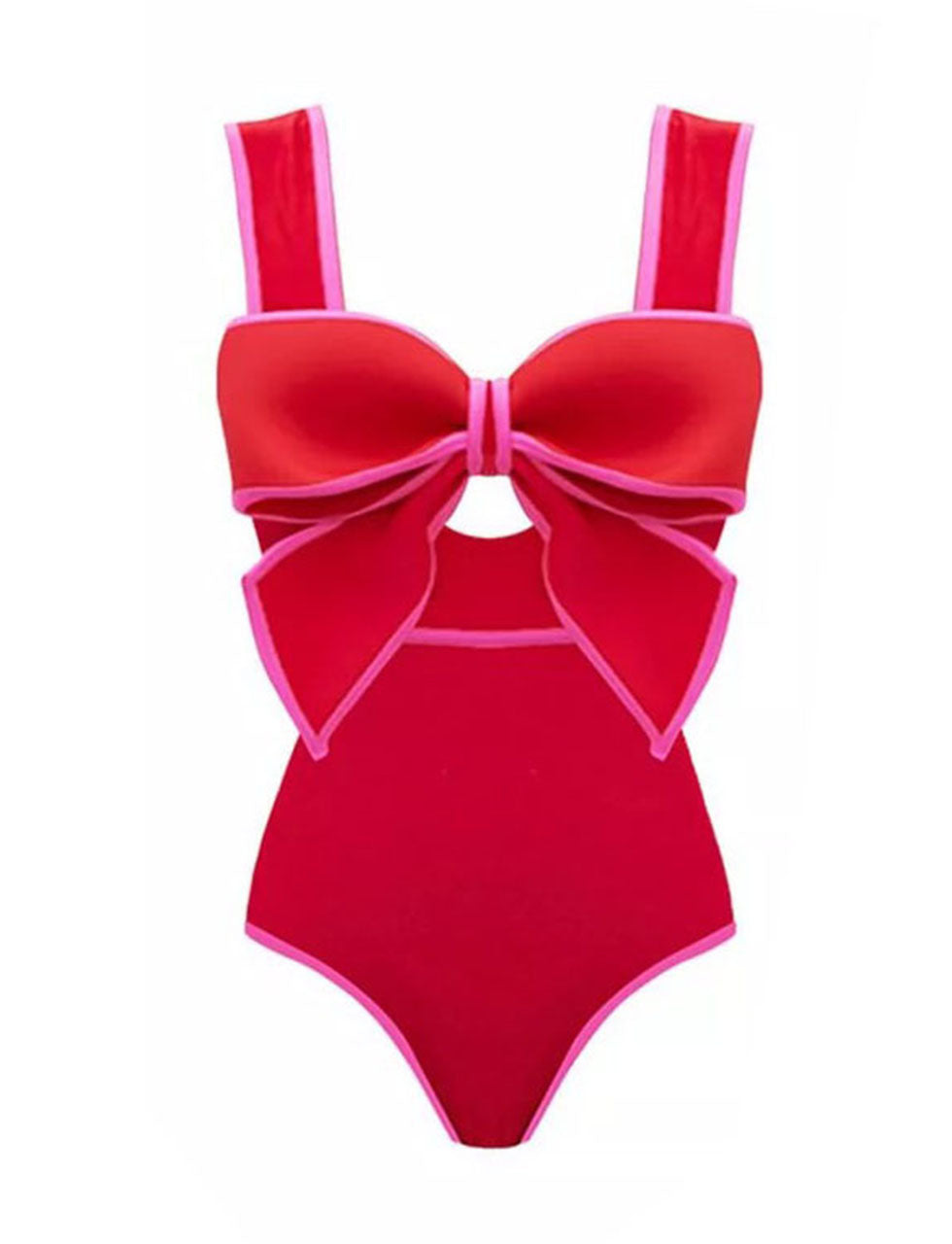 Bow Retro Style One Piece