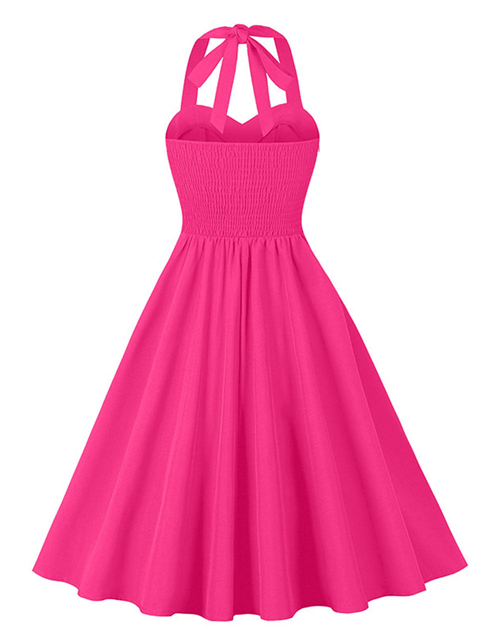 Purple Sweet Heart Halter Sleeveless 1950S Vintage Dress