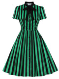 Green and Black Stripe