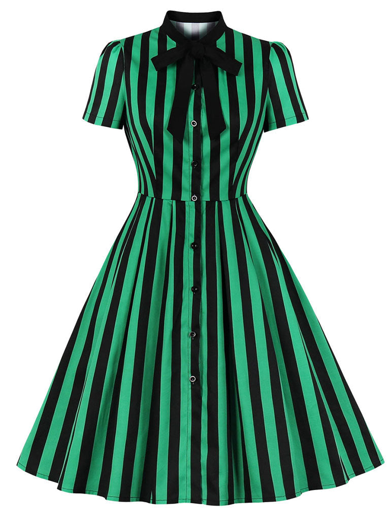 Green and Black Stripe