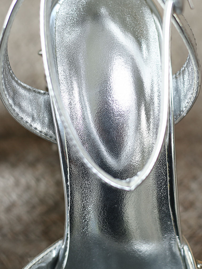 Luxurious Rivet Chunky Heel Sandals Vintage Shoes
